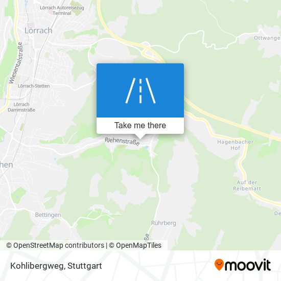 Kohlibergweg map