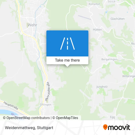 Карта Weidenmattweg