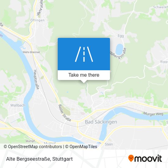 Alte Bergseestraße map