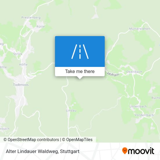Alter Lindauer Waldweg map