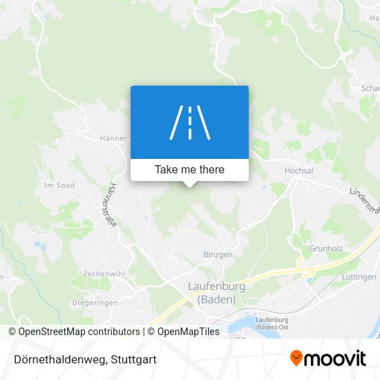 Dörnethaldenweg map