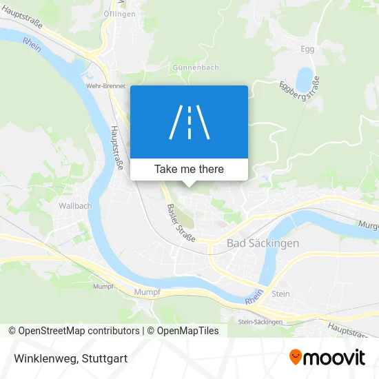 Карта Winklenweg