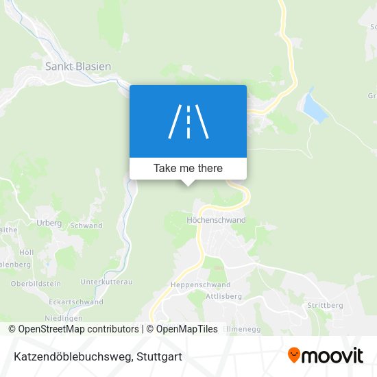 Карта Katzendöblebuchsweg