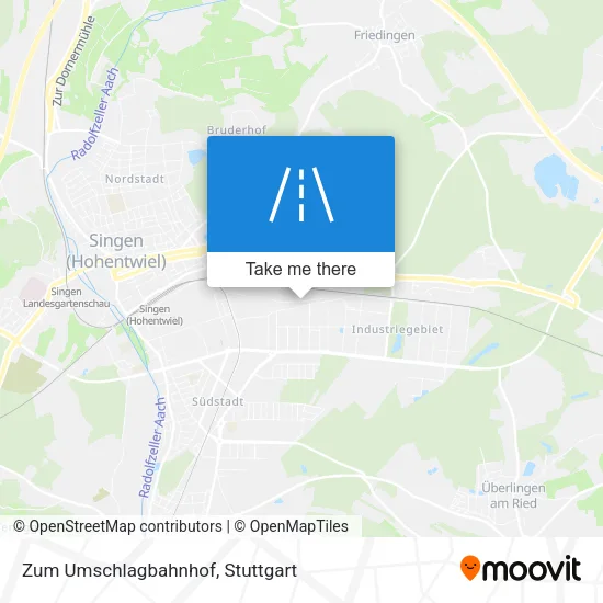 Карта Zum Umschlagbahnhof