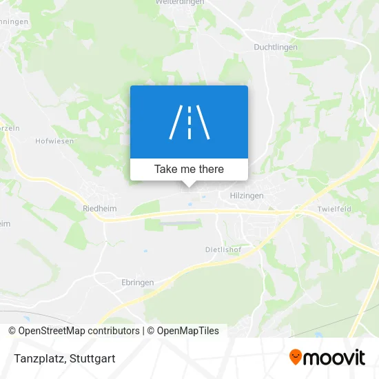 Карта Tanzplatz