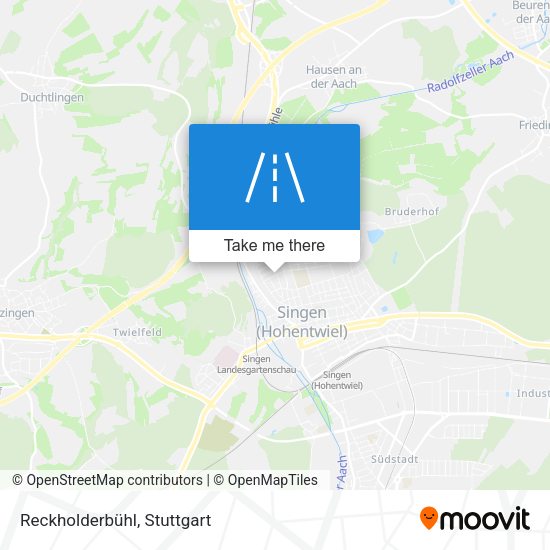 Reckholderbühl map