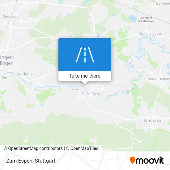 Карта Zum Espen