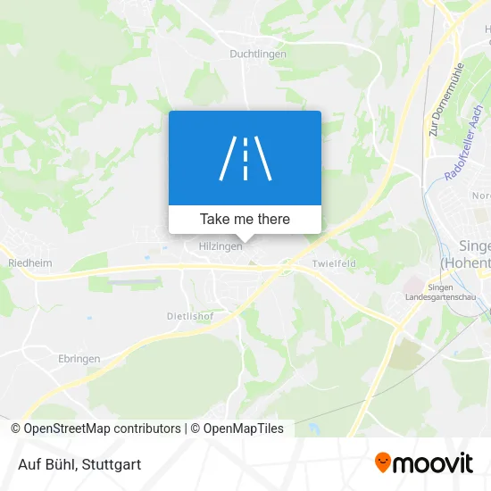 Карта Auf Bühl