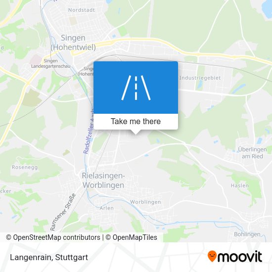 Карта Langenrain
