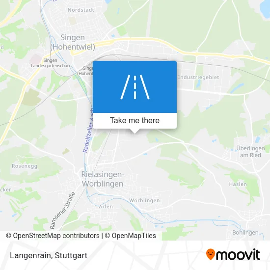 Карта Langenrain
