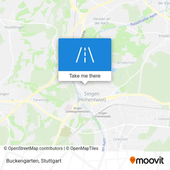 Карта Buckengarten