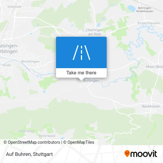 Карта Auf Buhren
