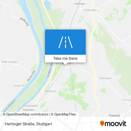 Карта Hertinger Straße