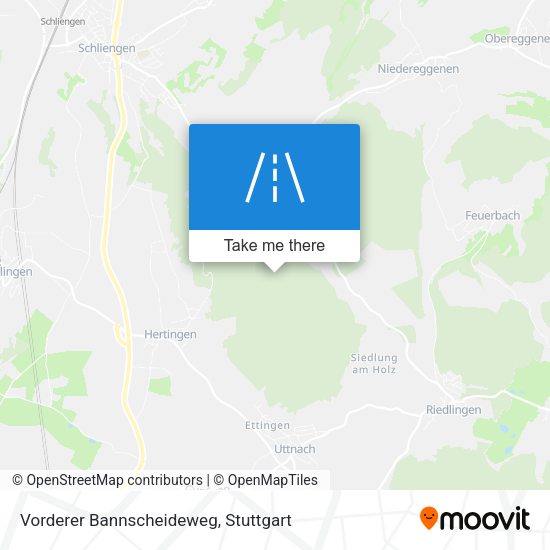 Vorderer Bannscheideweg map