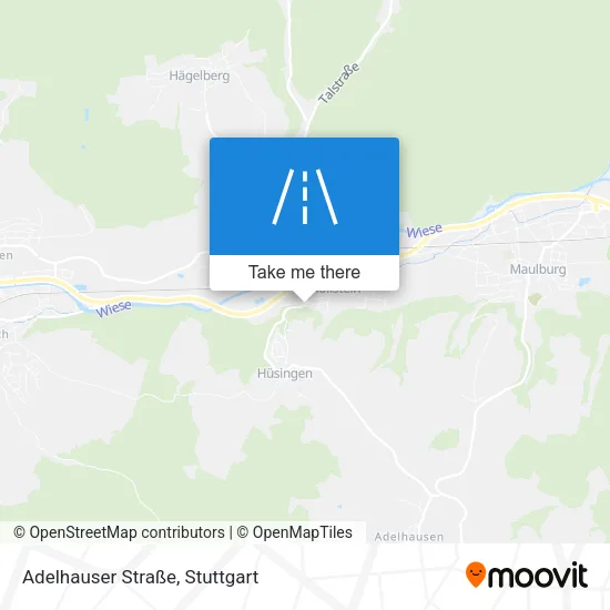 Карта Adelhauser Straße