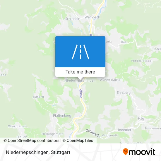 Карта Niederhepschingen