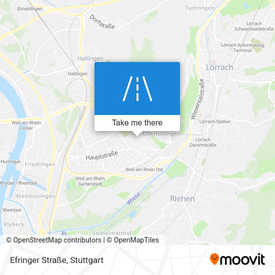 Efringer Straße map