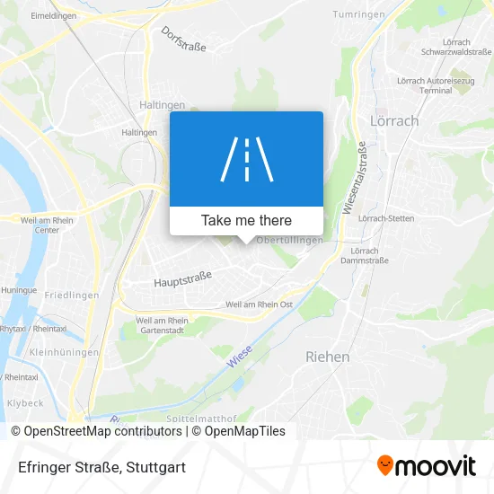 Карта Efringer Straße