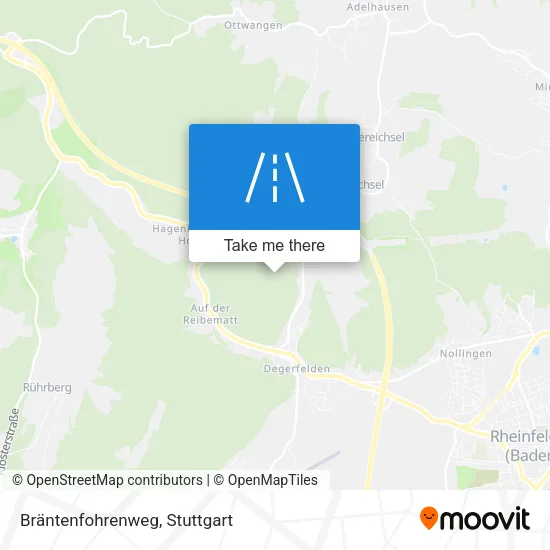 Карта Bräntenfohrenweg