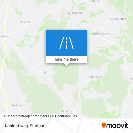 Kohlrüttiweg map