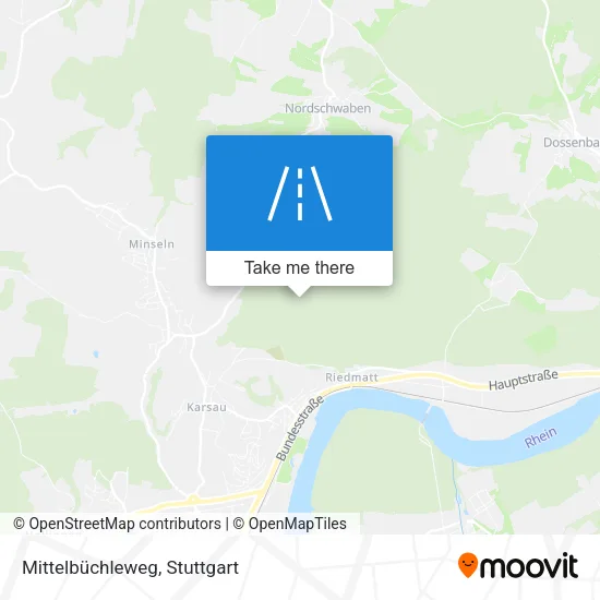 Карта Mittelbüchleweg