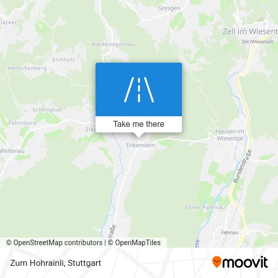 Карта Zum Hohrainli