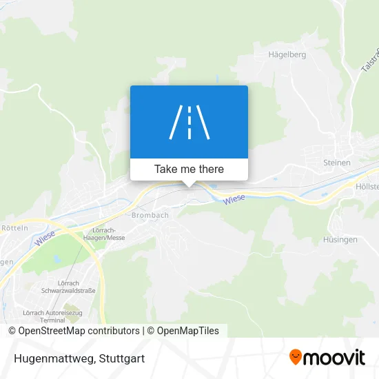 Карта Hugenmattweg