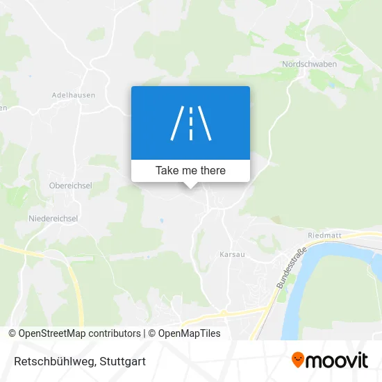 Retschbühlweg map