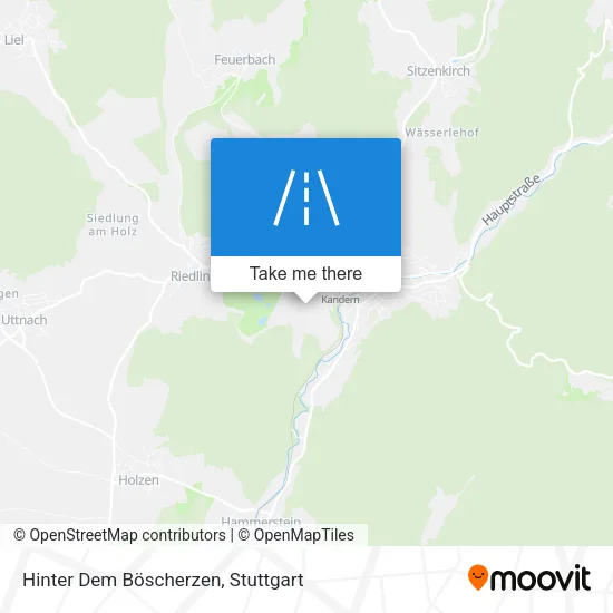 Карта Hinter Dem Böscherzen