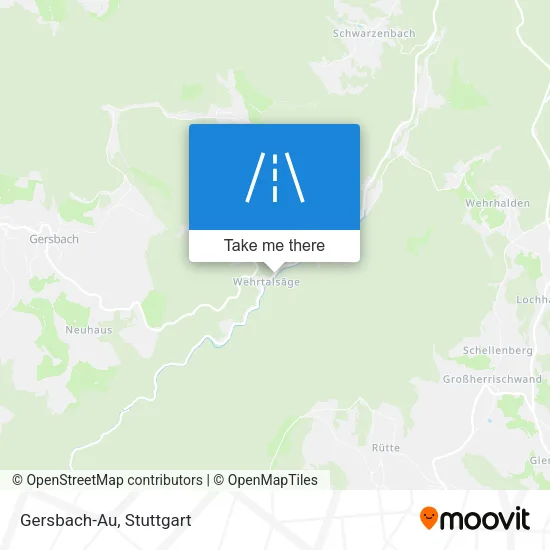 Карта Gersbach-Au