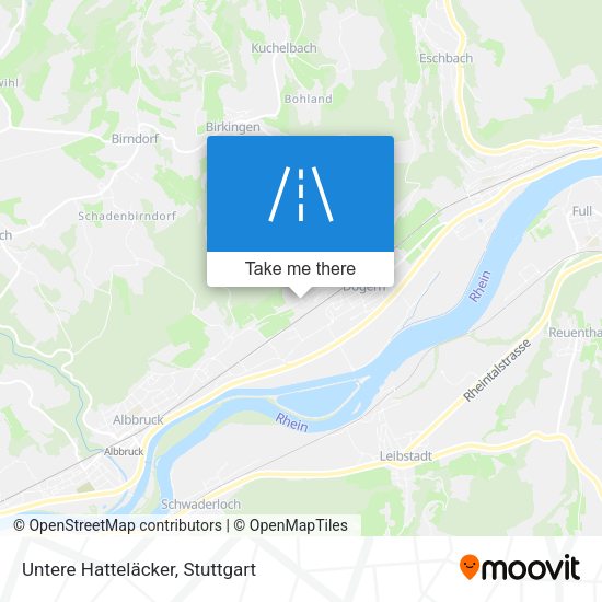 Untere Hatteläcker map