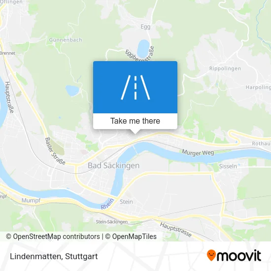 Карта Lindenmatten