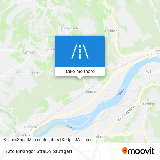 Карта Alte Birkinger Straße