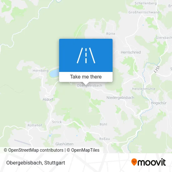 Карта Obergebisbach