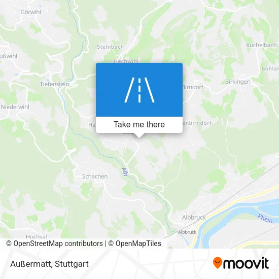 Карта Außermatt