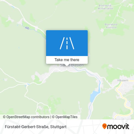 Fürstabt-Gerbert-Straße map