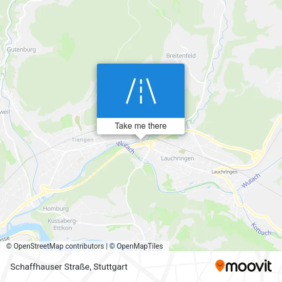 Карта Schaffhauser Straße
