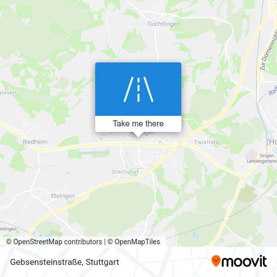 Gebsensteinstraße map
