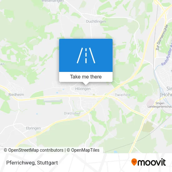 Карта Pferrichweg