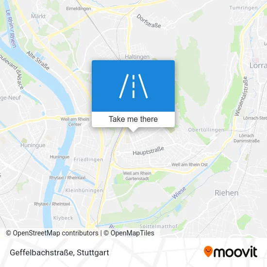 Карта Geffelbachstraße
