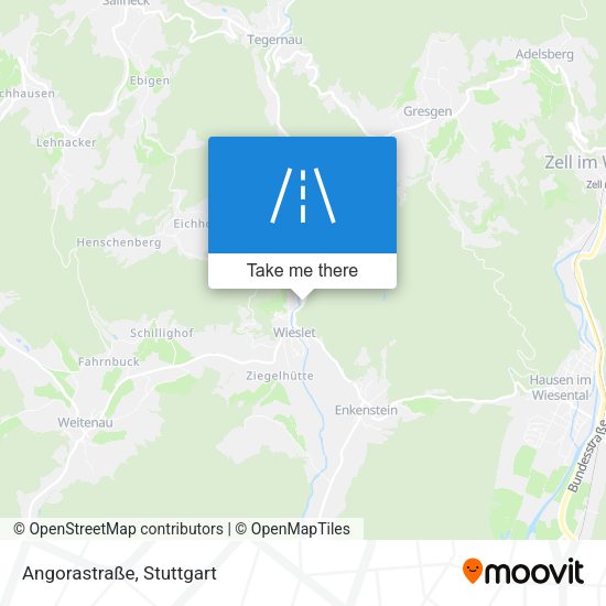 Карта Angorastraße