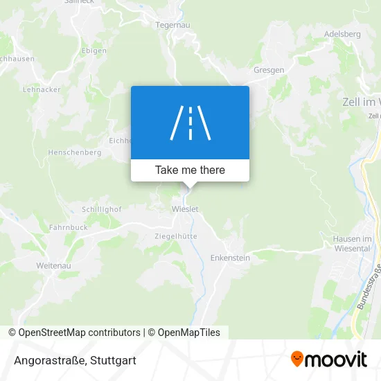 Карта Angorastraße