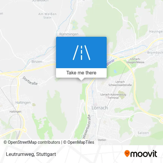 Leutrumweg map