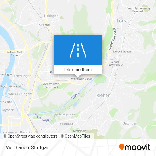 Карта Vierthauen