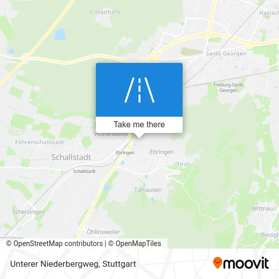 Карта Unterer Niederbergweg