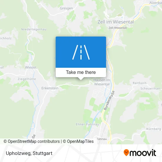 Карта Upholzweg