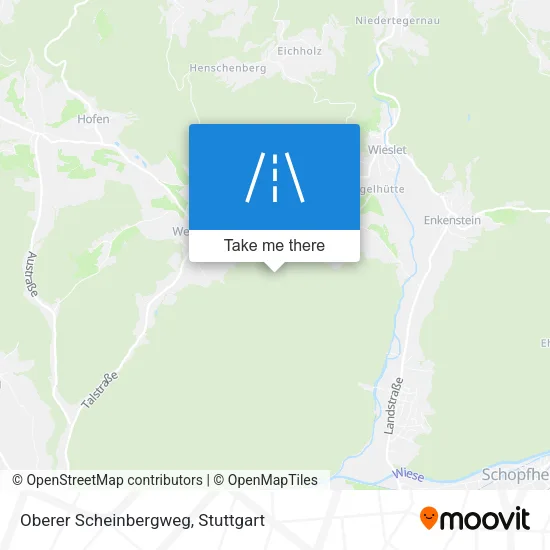 Карта Oberer Scheinbergweg