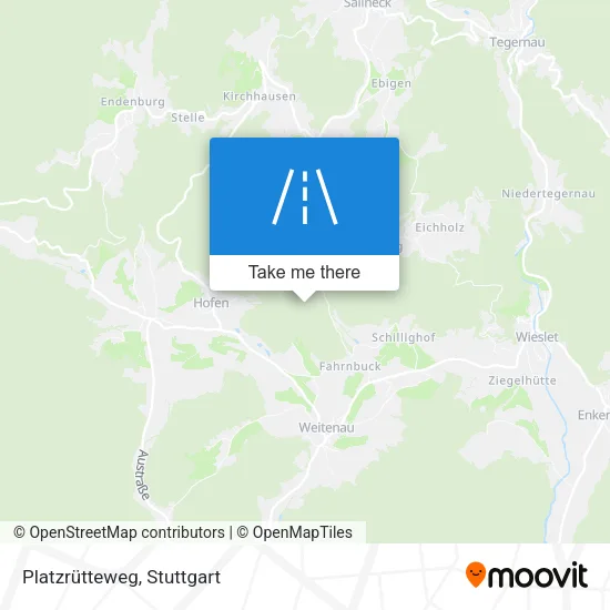 Карта Platzrütteweg