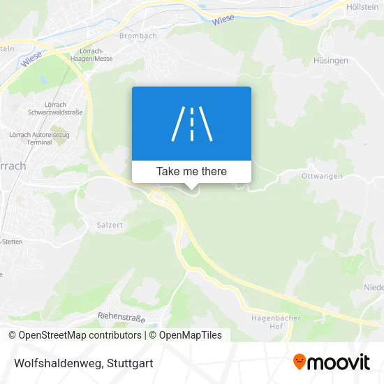 Карта Wolfshaldenweg