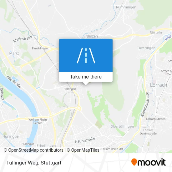 Карта Tüllinger Weg